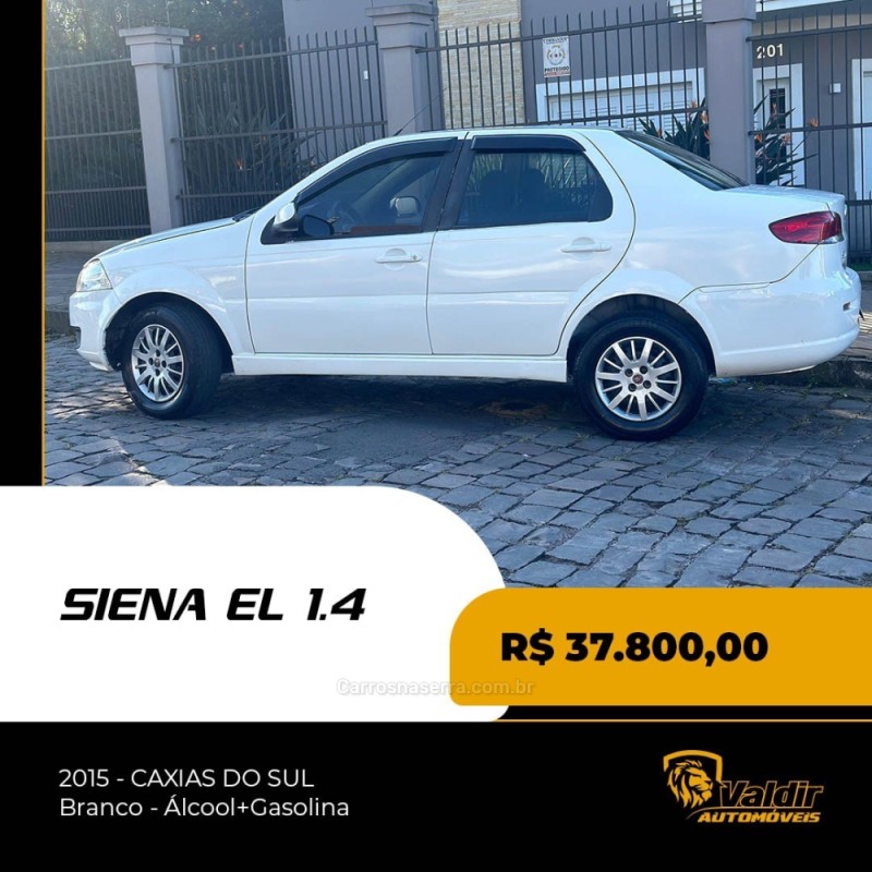 SIENA 1.4 MPI EL 8V FLEX 4P MANUAL - 2015 - CAXIAS DO SUL