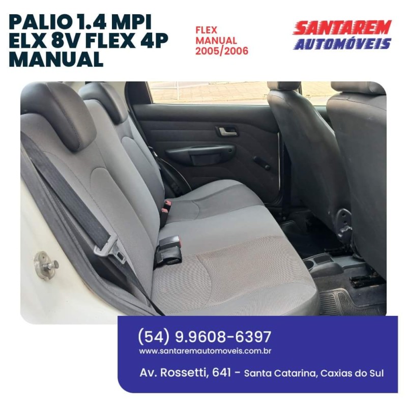 PALIO 1.4 MPI ELX 8V FLEX 4P MANUAL - 2006 - CAXIAS DO SUL