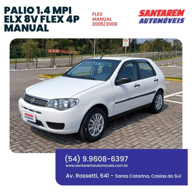 PALIO 1.4 MPI ELX 8V FLEX 4P MANUAL - 2006 - CAXIAS DO SUL