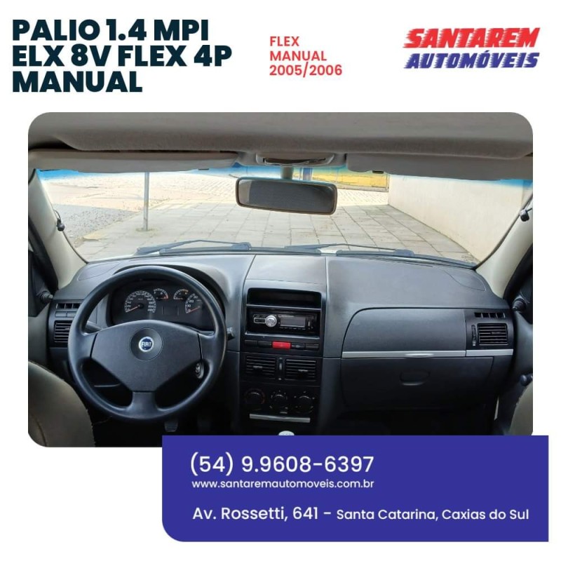 PALIO 1.4 MPI ELX 8V FLEX 4P MANUAL - 2006 - CAXIAS DO SUL