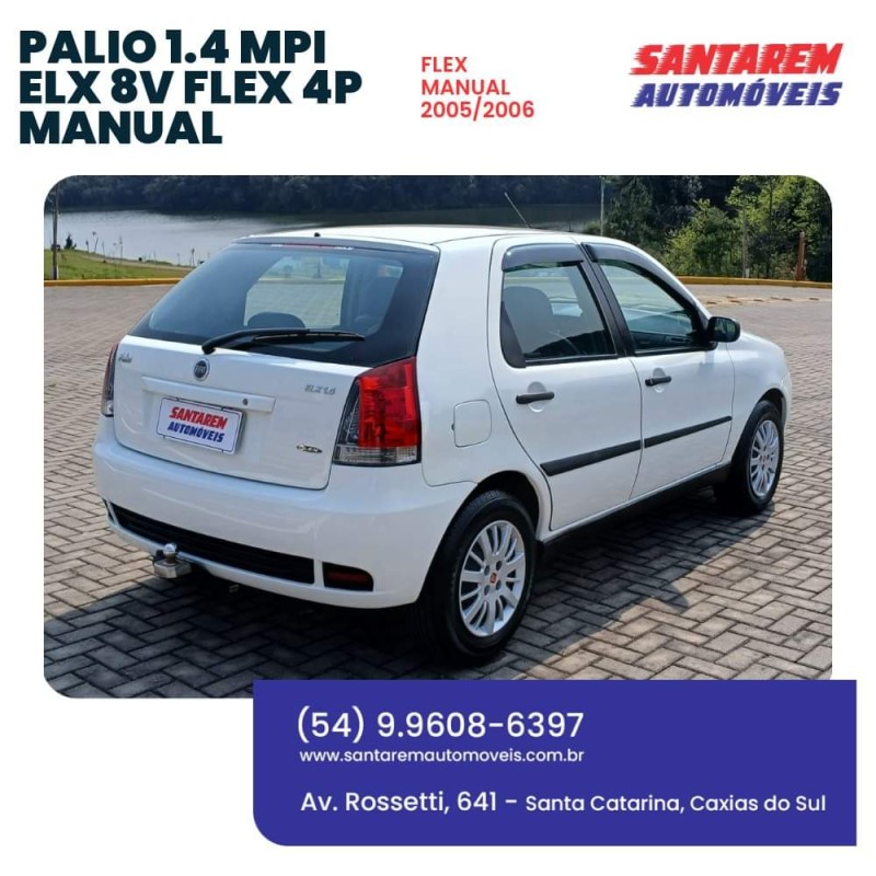 PALIO 1.4 MPI ELX 8V FLEX 4P MANUAL - 2006 - CAXIAS DO SUL