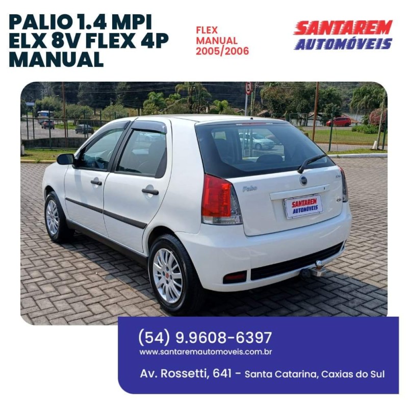 PALIO 1.4 MPI ELX 8V FLEX 4P MANUAL - 2006 - CAXIAS DO SUL