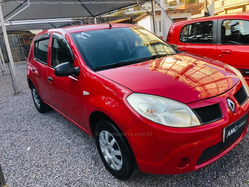 SANDERO 1.0 AUTHENTIQUE 16V FLEX 4P MANUAL - 2011 - CAXIAS DO SUL