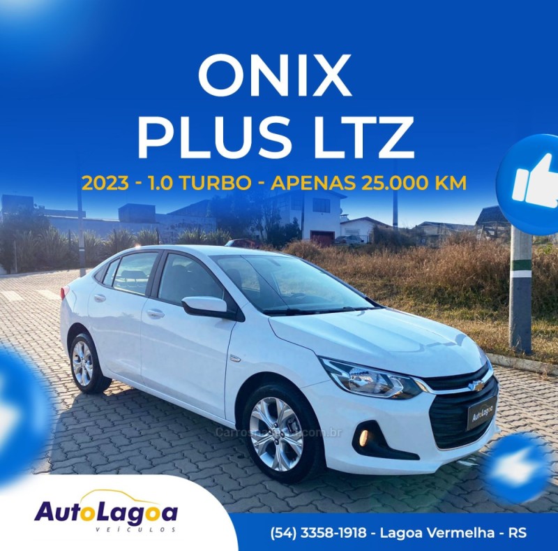 ONIX 1.0	LTZ PLUS 12V TURBO FLEX 4P AUTOMÁTICO - 2023 - LAGOA VERMELHA