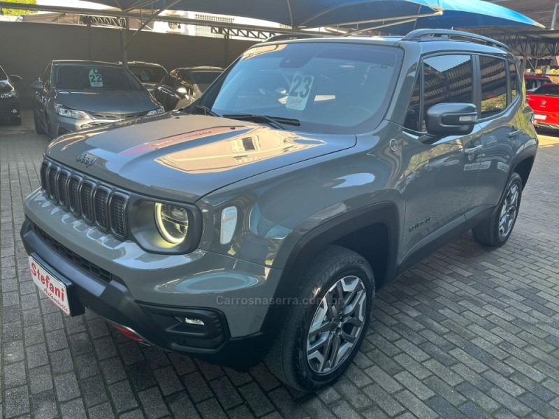 RENEGADE 1.3 TRAILHAWK T270 16V TURBO FLEX 4X4 4P AUTOMÁTICO - 2023 - FELIZ