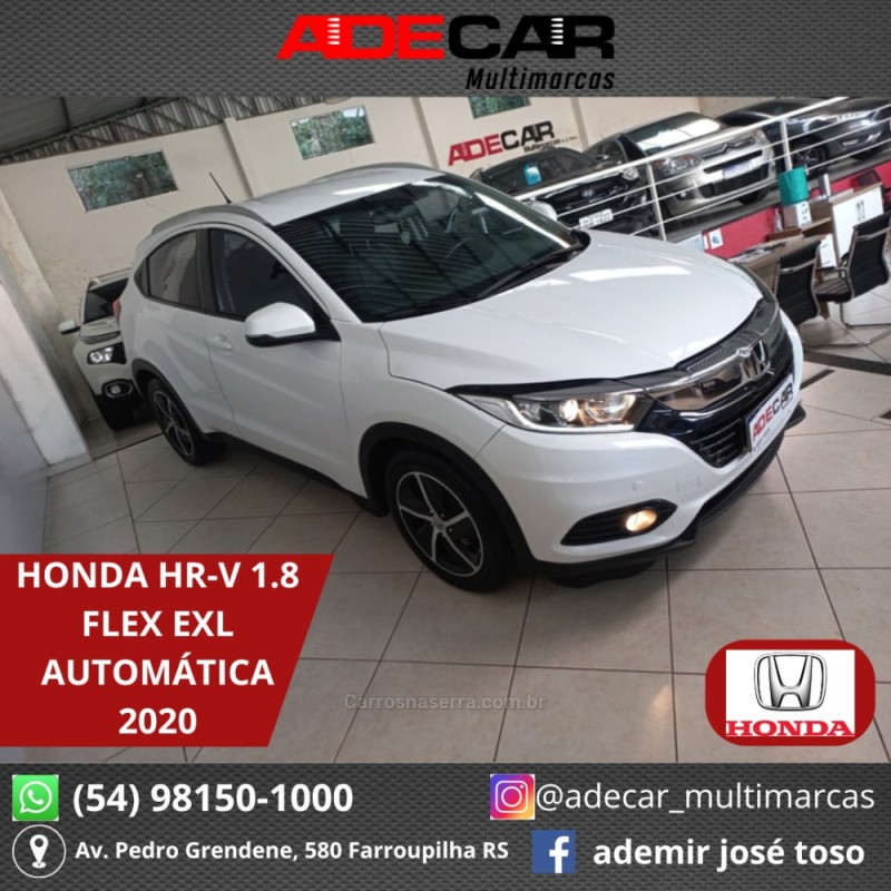 HR-V 1.8 16V FLEX EXL 4P AUTOMÁTICO - 2020 - FARROUPILHA