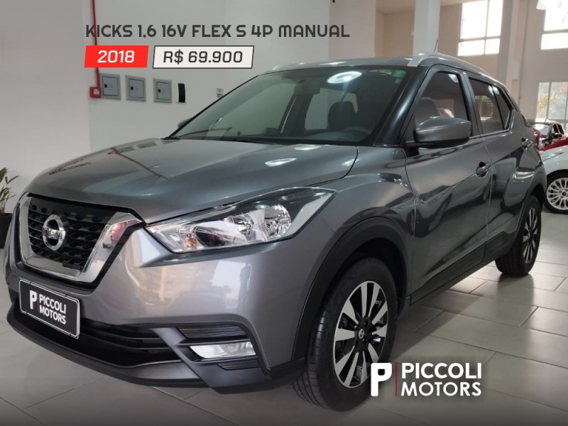 kicks 1.6 16v flex s 4p manual 2018 caxias do sul