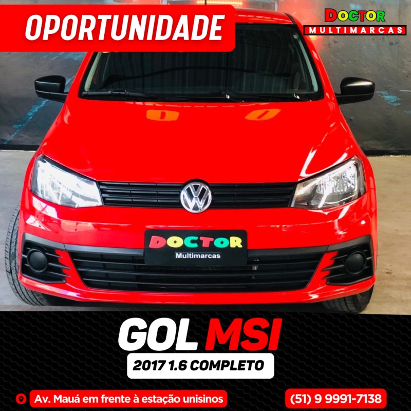 GOL 1.6 MSI TOTALFLEX TRENDLINE 4P MANUAL - 2017 - SãO LEOPOLDO