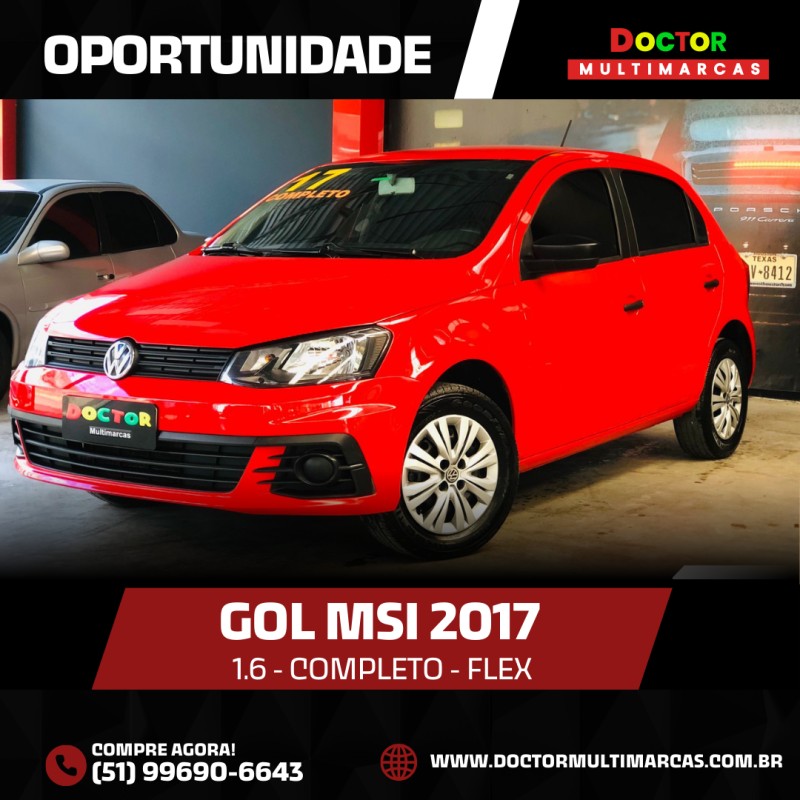 GOL 1.6 MSI TOTALFLEX TRENDLINE 4P MANUAL - 2017 - SãO LEOPOLDO