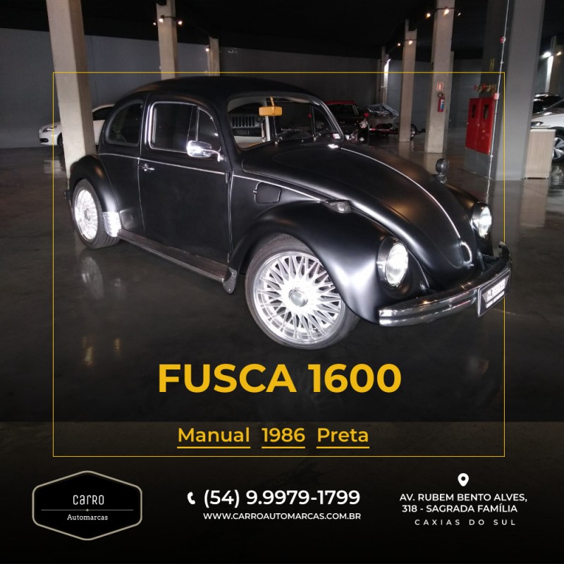 FUSCA 1.6 8V GASOLINA 2P MANUAL