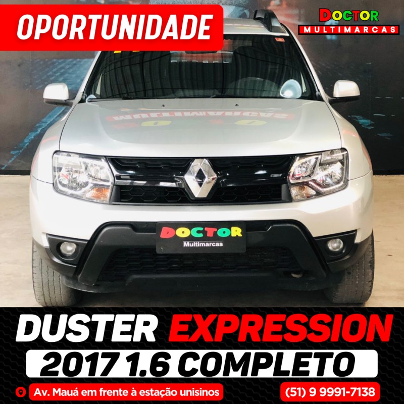 DUSTER 1.6 EXPRESSION 4X2 16V FLEX 4P MANUAL - 2017 - SãO LEOPOLDO