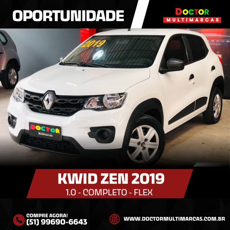 kwid 1.0 12v sce flex zen manual 2019 sao leopoldo