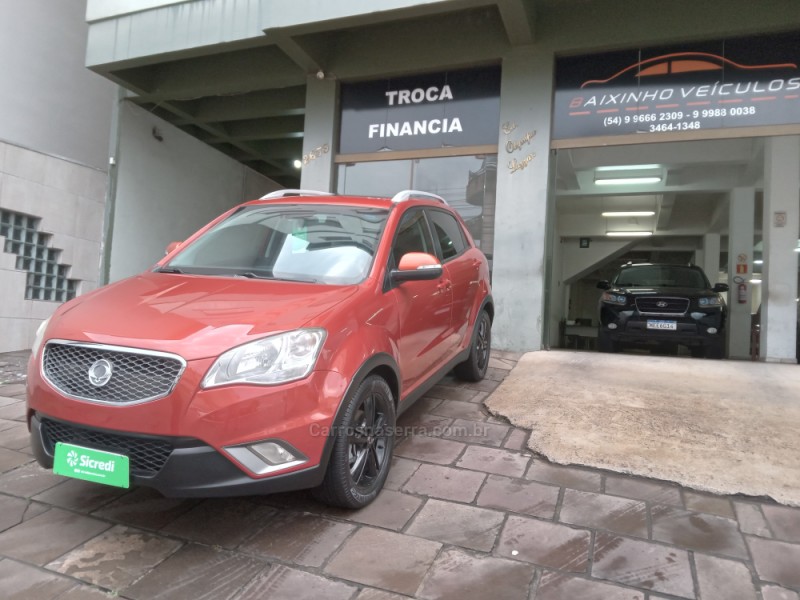 korando 2.0 gl 4x4 16v turbo diesel 4p automatico 2012 garibaldi