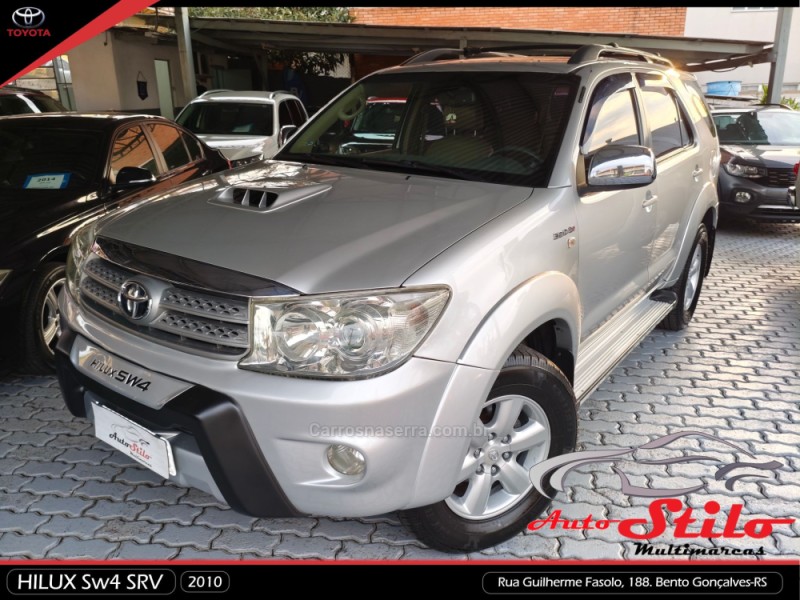 HILUX SW4 3.0 SRV 4X4 7 LUGARES 16V TURBO INTERCOOLER DIESEL 4P AUTOMÁTICO - 2010 - BENTO GONçALVES