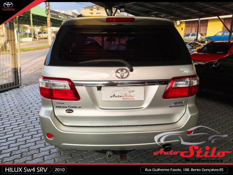 HILUX SW4 3.0 SRV 4X4 7 LUGARES 16V TURBO INTERCOOLER DIESEL 4P AUTOMÁTICO - 2010 - BENTO GONçALVES