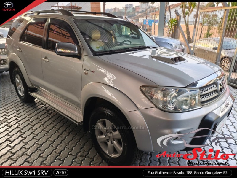 HILUX SW4 3.0 SRV 4X4 7 LUGARES 16V TURBO INTERCOOLER DIESEL 4P AUTOMÁTICO - 2010 - BENTO GONçALVES