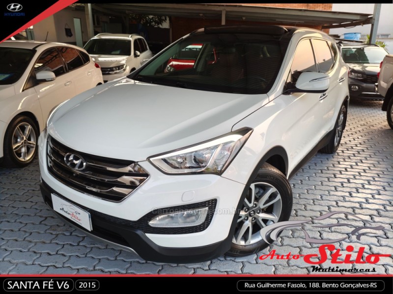 SANTA FÉ 3.3 MPFI 4X4 7 LUGARES V6 270CV GASOLINA 4P AUTOMÁTICO - 2015 - BENTO GONçALVES