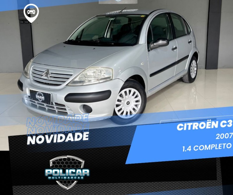 C3 1.4 I GLX 8V GASOLINA 4P MANUAL - 2007 - CAXIAS DO SUL