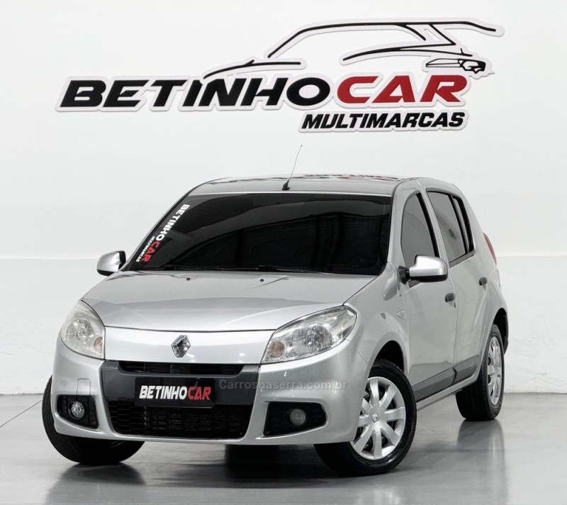 SANDERO 1.6 EXPRESSION 16V FLEX 4P MANUAL - 2013 - ESTâNCIA VELHA