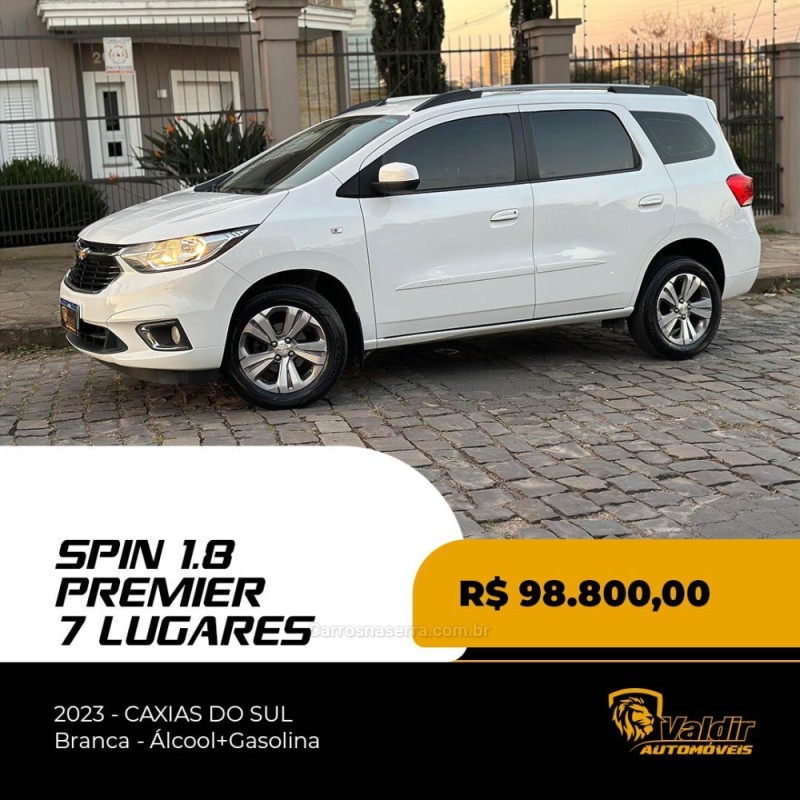 SPIN 1.8 PREMIER 8V FLEX 4P AUTOMÁTICO - 2023 - CAXIAS DO SUL