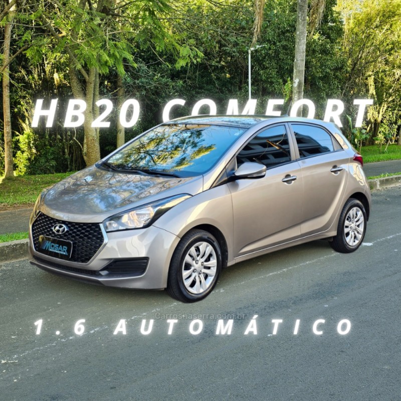 HB20 1.6 COMFORT PLUS 16V FLEX 4P AUTOMÁTICO - 2019 - CAMPO BOM