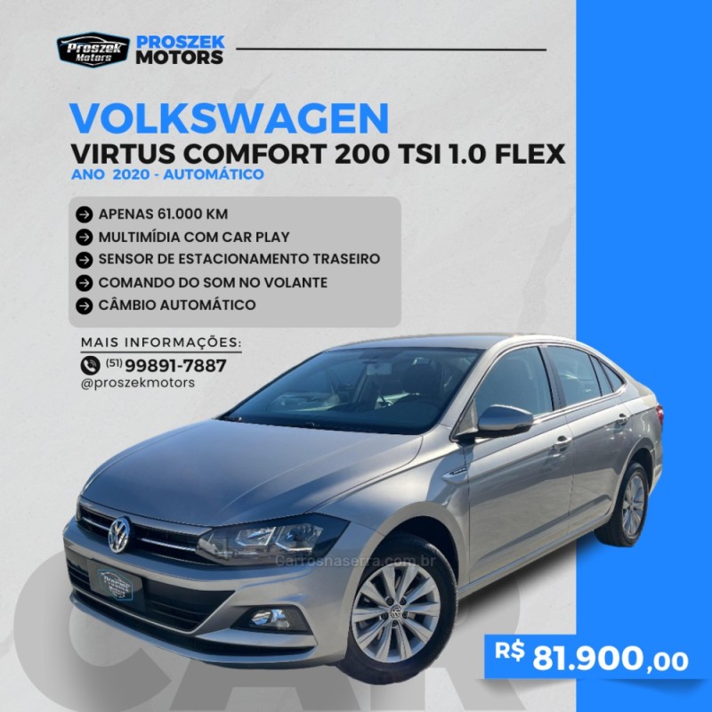 VIRTUS 1.0 200 TSI COMFORTLINE AUTOMÁTICO