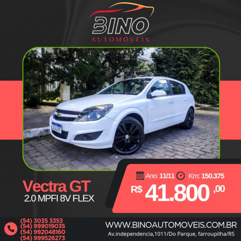 VECTRA 2.0 MPFI GT HATCH 8V FLEX 4P MANUAL