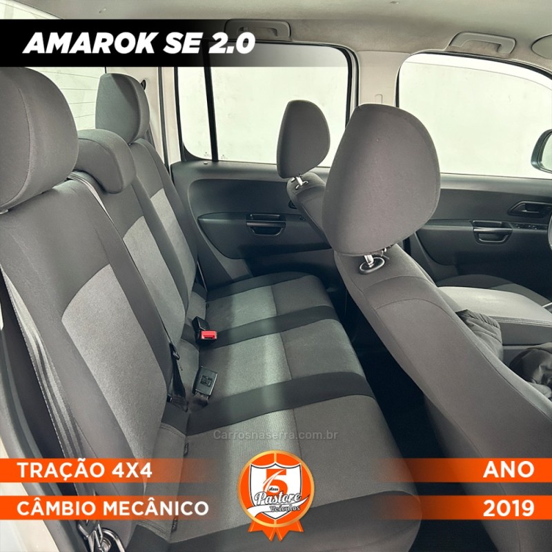 AMAROK 2.0 SE 4X4 CD 16V TURBO INTERCOOLER DIESEL 4P MANUAL - 2019 - VACARIA