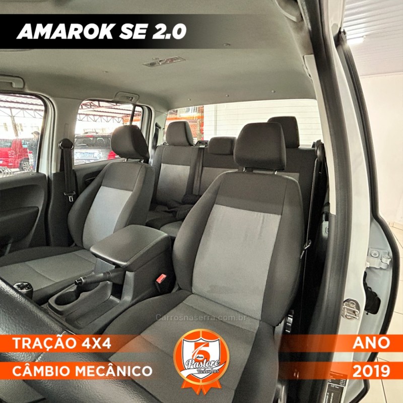 AMAROK 2.0 SE 4X4 CD 16V TURBO INTERCOOLER DIESEL 4P MANUAL - 2019 - VACARIA