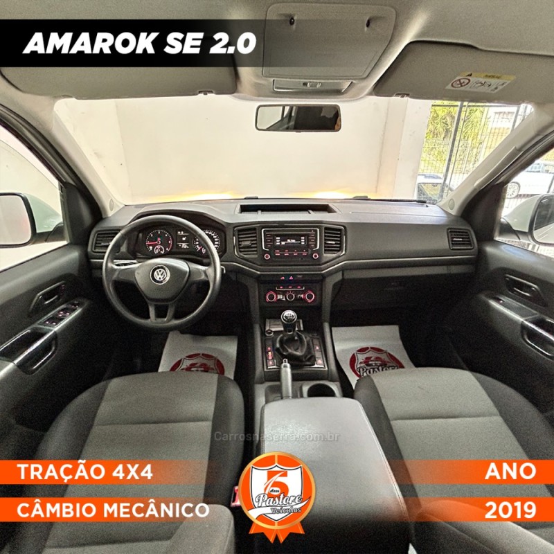 AMAROK 2.0 SE 4X4 CD 16V TURBO INTERCOOLER DIESEL 4P MANUAL - 2019 - VACARIA