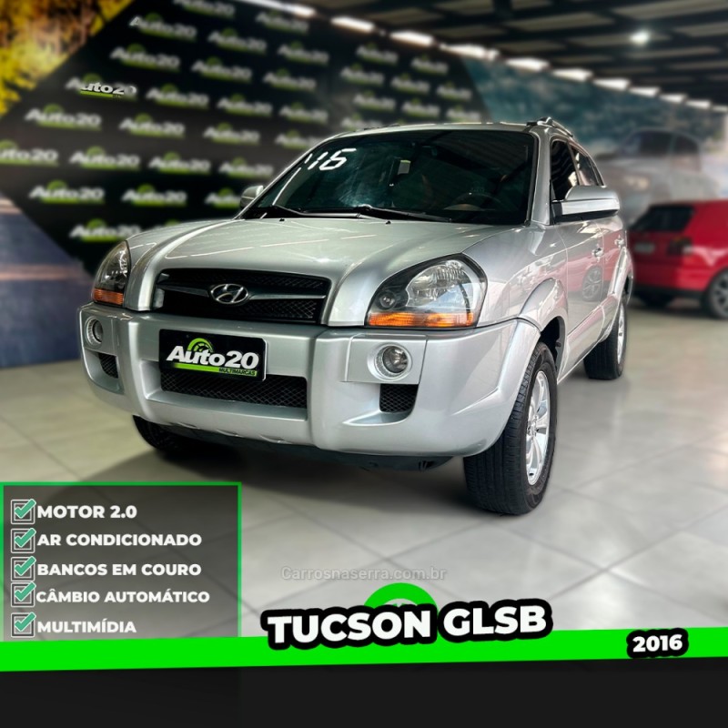 TUCSON 2.0 MPFI GLS 16V 143CV 2WD GASOLINA 4P AUTOMÁTICO - 2016 - TAQUARA