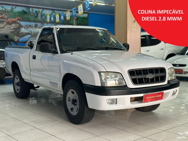 s10 2.8 colina 4x2 cs 12v turbo electronic intercooler diesel 2p manual 2005 caxias do sul