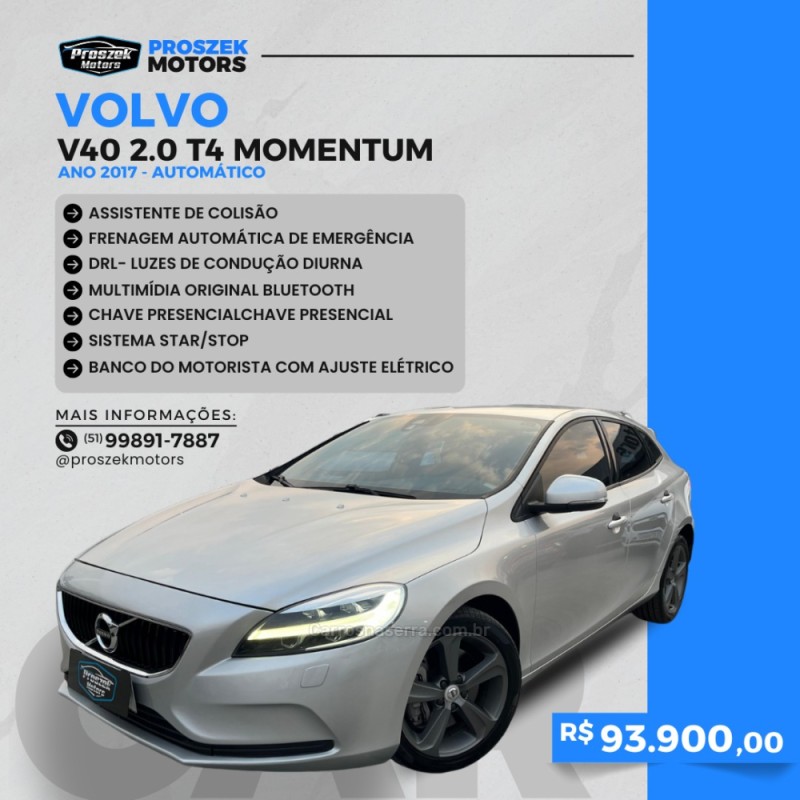 v40 2.0 t4 momentum gasolina 4p automatico 2017 canoas