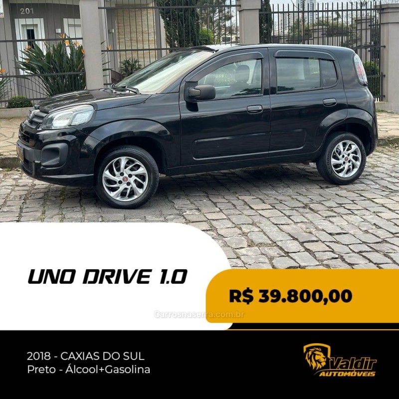 UNO 1.0 DRIVE 6V FLEX 4P MANUAL - 2018 - CAXIAS DO SUL