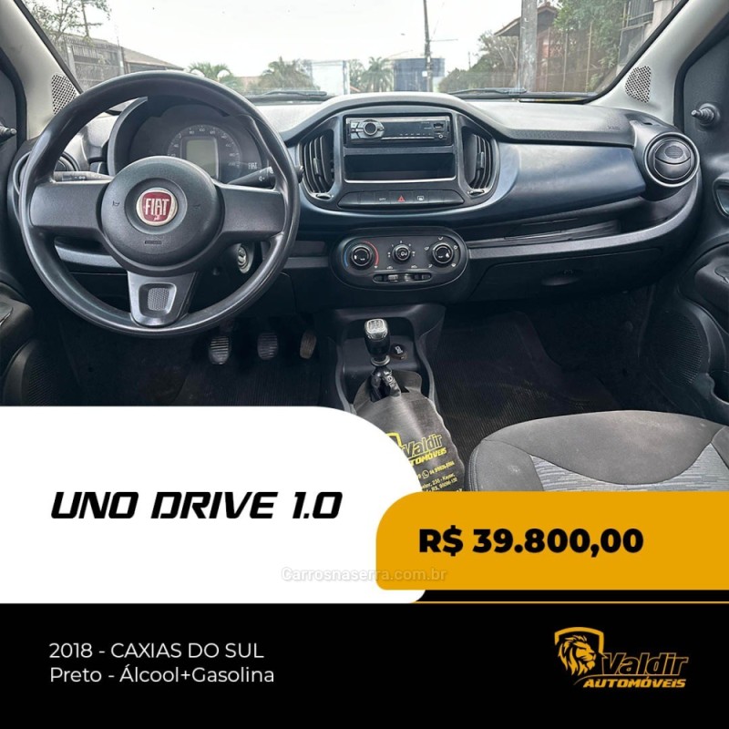 UNO 1.0 DRIVE 6V FLEX 4P MANUAL - 2018 - CAXIAS DO SUL