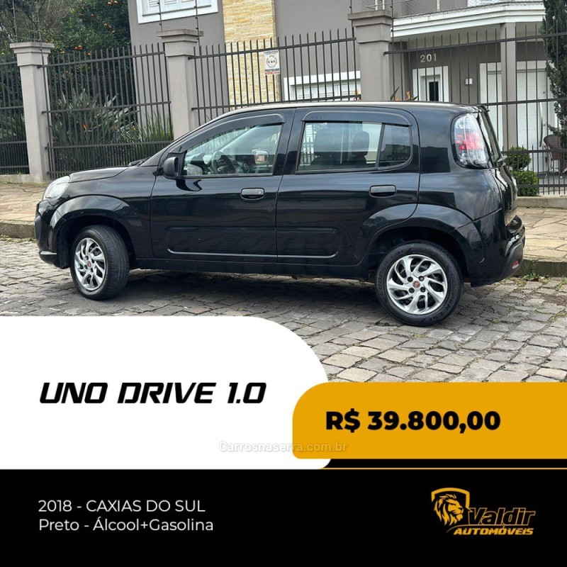 UNO 1.0 DRIVE 6V FLEX 4P MANUAL - 2018 - CAXIAS DO SUL