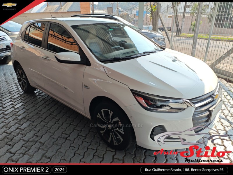 ONIX 1.0 PREMIER II 12V TURBO FLEX 4P AUTOMÁTICO - 2024 - BENTO GONçALVES