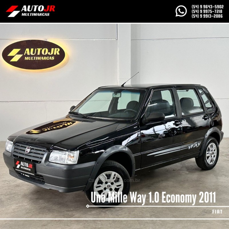 UNO 1.0 MPI MILLE WAY ECONOMY 8V FLEX 4P MANUAL - 2011 - VACARIA