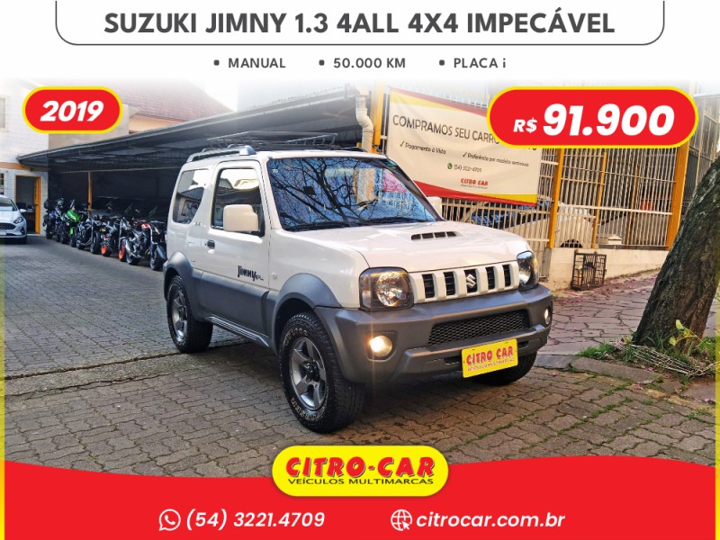 jimny 1.3 4all 4x4 16v gasolina 2p manual 2019 caxias do sul