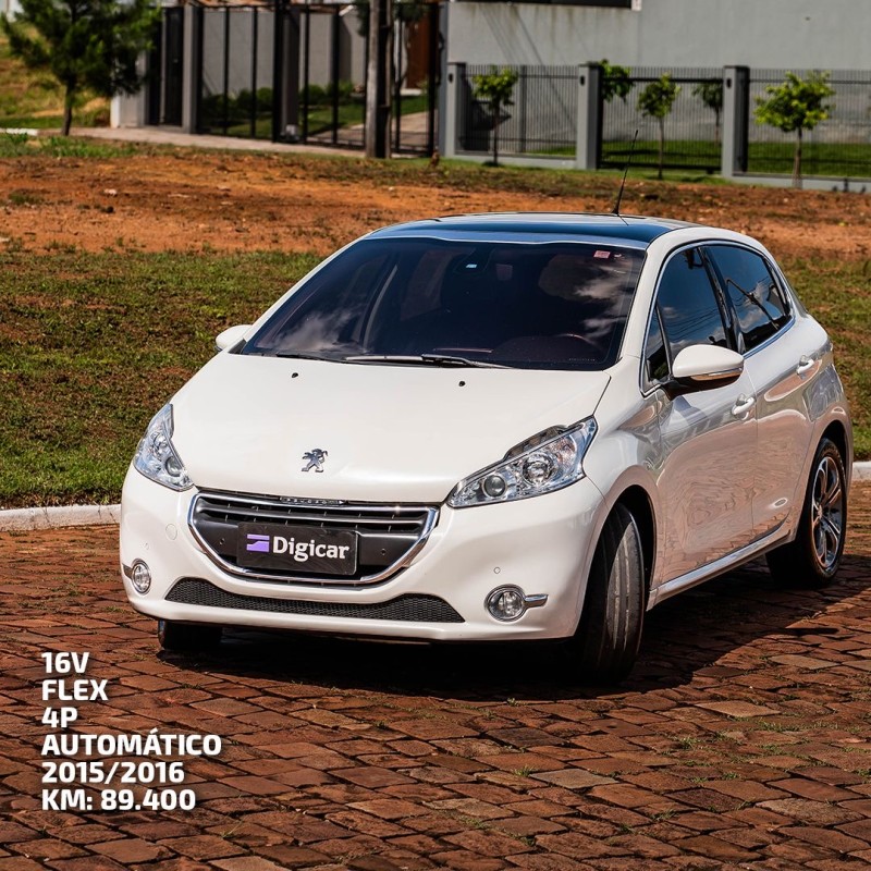 208 1.6 GRIFFE 16V FLEX 4P AUTOMÁTICO - 2016 - LAJEADO