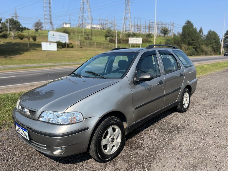 PALIO 1.0 MPI FIRE ELX WEEKEND 16V GASOLINA 4P MANUAL - 2002 - FARROUPILHA