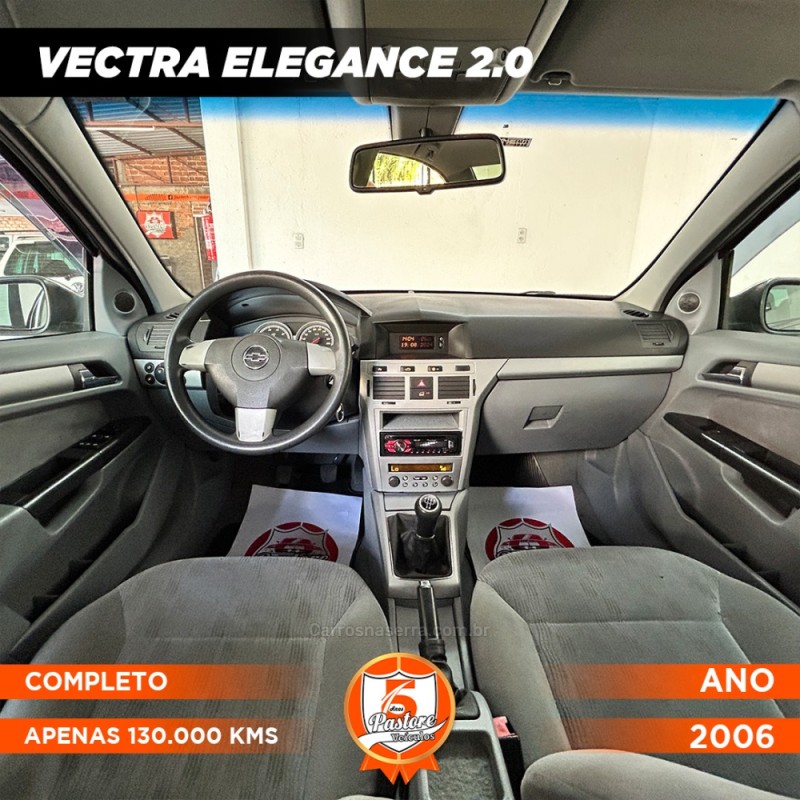 VECTRA 2.0 MPFI ELEGANCE 8V FLEX 4P MANUAL - 2006 - VACARIA