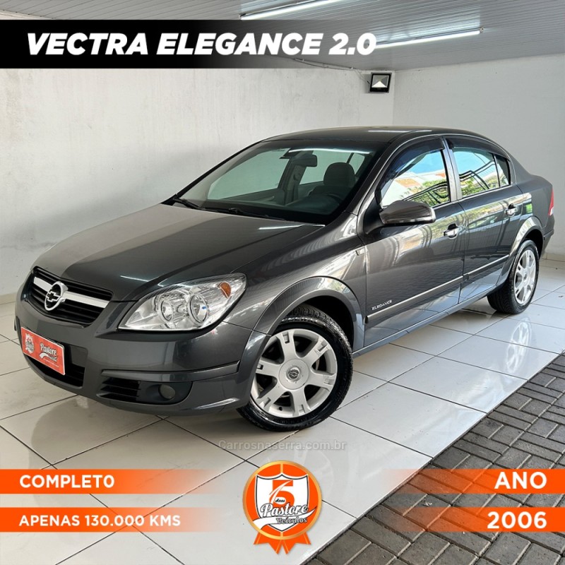 VECTRA 2.0 MPFI ELEGANCE 8V FLEX 4P MANUAL - 2006 - VACARIA