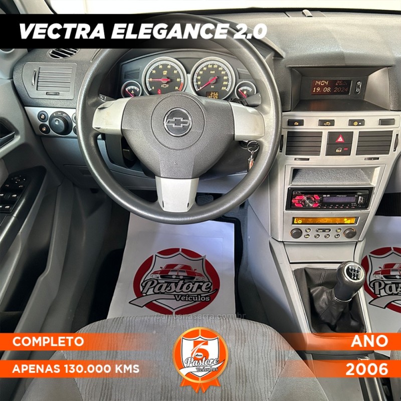 VECTRA 2.0 MPFI ELEGANCE 8V FLEX 4P MANUAL - 2006 - VACARIA