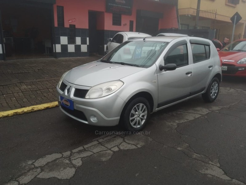 sandero 1.0 expression 16v flex 4p manual 2009 caxias do sul