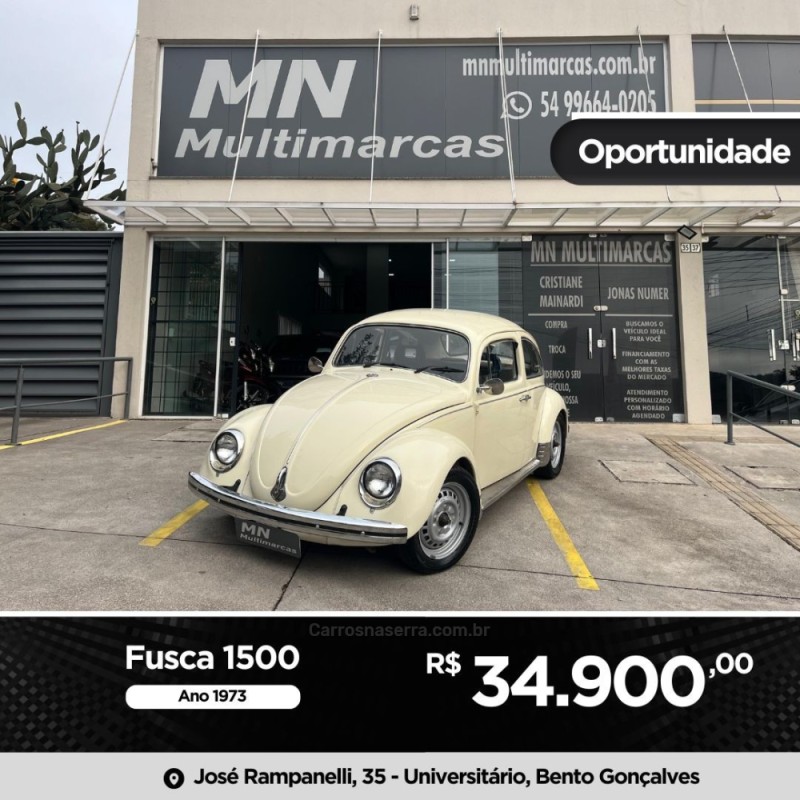 fusca 1.5 8v gasolina 2p manual 1973 bento goncalves