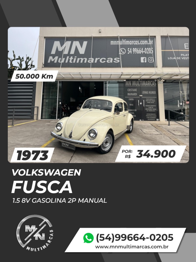 FUSCA 1.5 8V GASOLINA 2P MANUAL