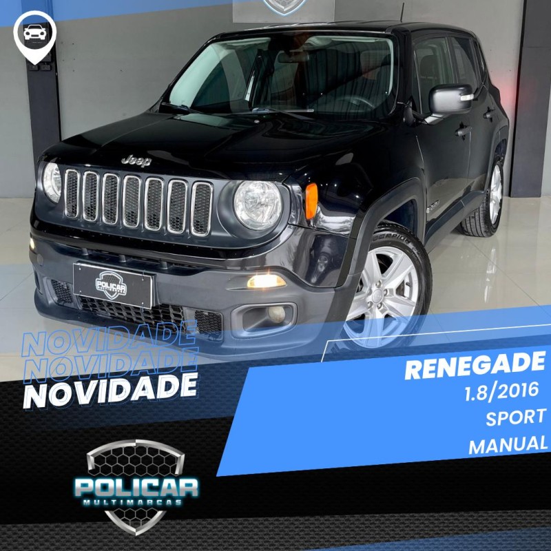 RENEGADE 1.8 16V FLEX SPORT 4P MANUAL - 2016 - CAXIAS DO SUL