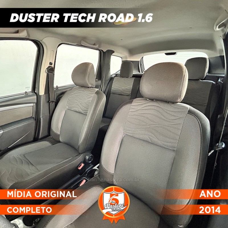 DUSTER RENAULT DUSTER 1.6 TECH ROAD DYNAMIQUE 4X2 16V FLEX 4P MANUAL - 2014 - VACARIA