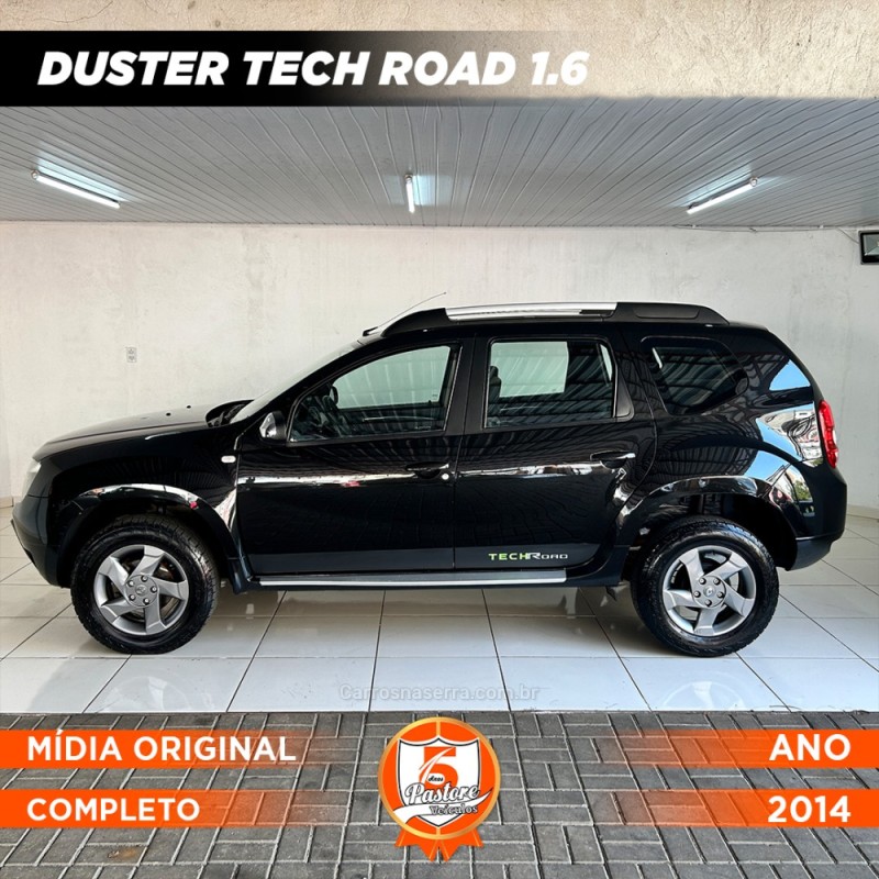 DUSTER RENAULT DUSTER 1.6 TECH ROAD DYNAMIQUE 4X2 16V FLEX 4P MANUAL - 2014 - VACARIA